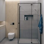 Projekt łazienki w mieszkaniu w Warszawie