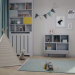 Projekt kolorowego pokoju dziecku w mieszkaniu w Warszawie