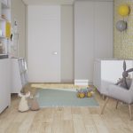 Projekt kolorowego pokoju dziecku w mieszkaniu w Warszawie